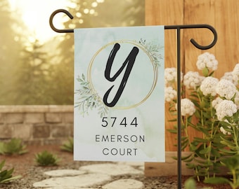 Custom Family Garden Flag, Garden & House Banner