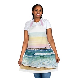 Florida Beach Cooking Apron, Baking Apron, Gardening Apron, Gift for Her