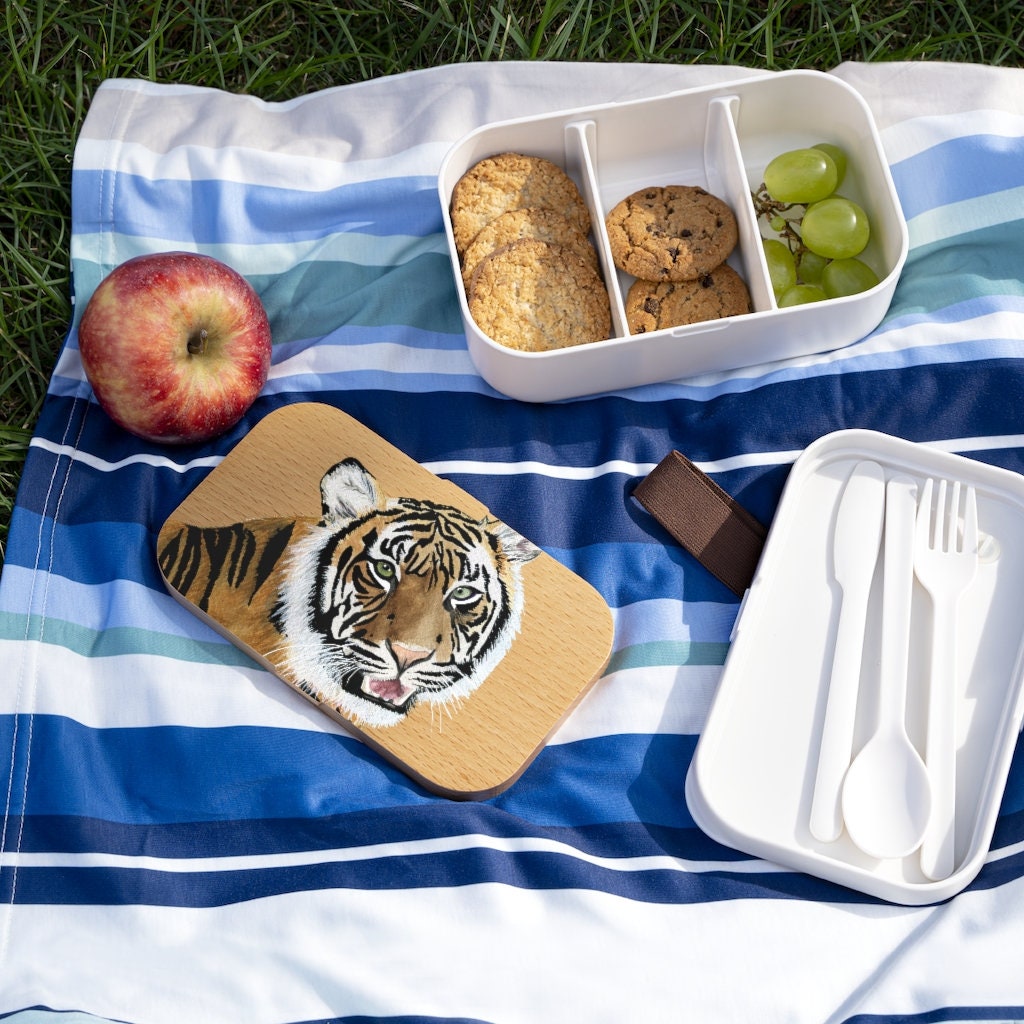 Tiger Bento Box, Lunch Box, Snack Box 