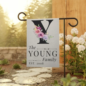 Custom Family Garden Flag, Garden & House Banner