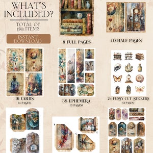 Junk Journal Kits Cabinet of Curiosities Junk Journal Printable Junk ...