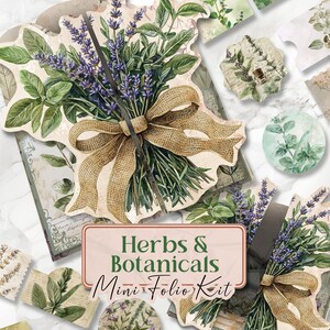 Kit diario di erbe aromatiche Kit diario di erbe aromatiche Pagine diario botanico stampabili Kit diario di erbe aromatiche Kit diario di erbe aromatiche [VF172]