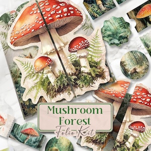 Kit diario di funghi Junk Journal ...
