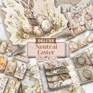 Kit de carnets de Pâques neutres pour Pâques