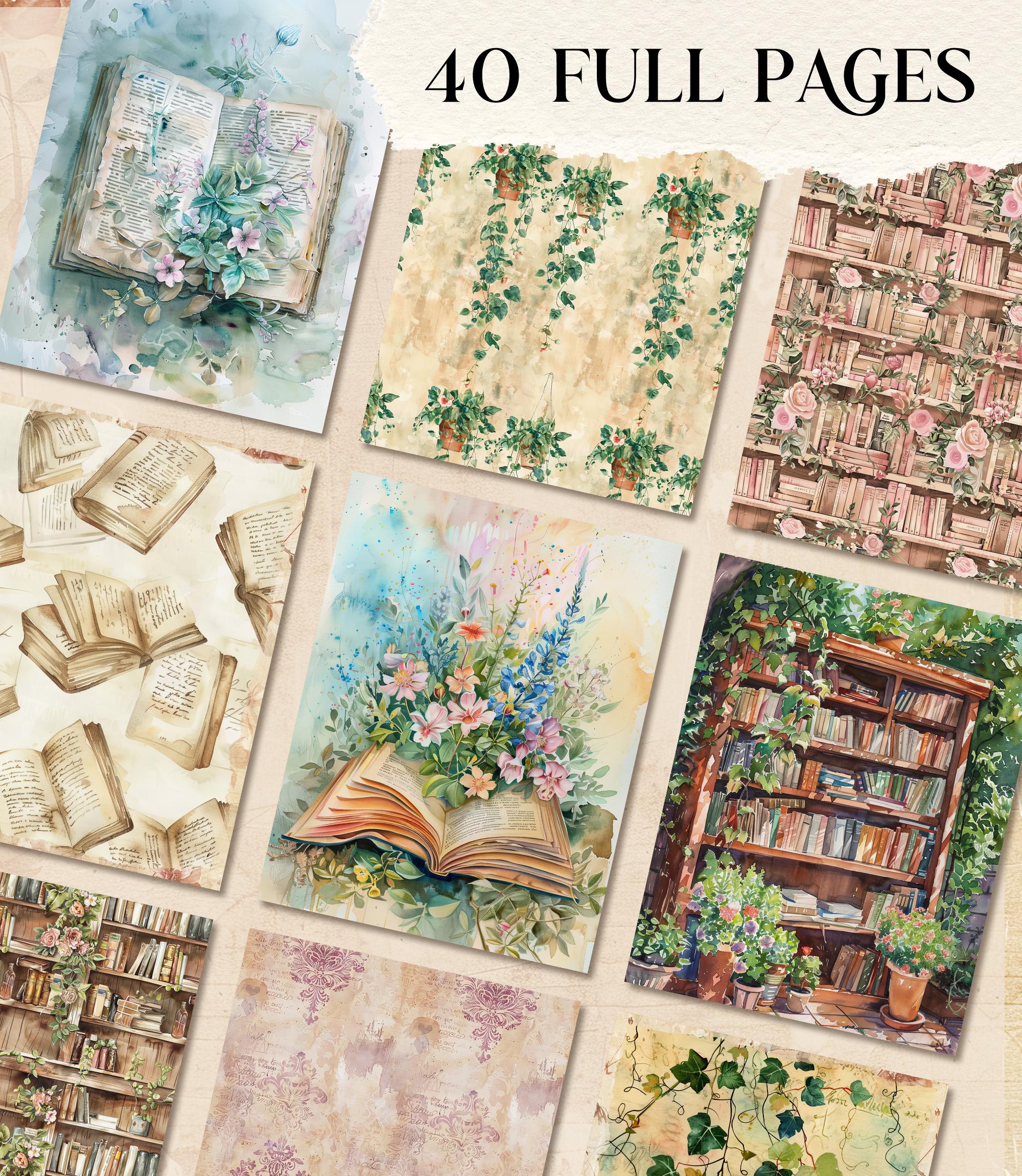 Garden Junk Journal Kit Spring Folio Junk Journal Kit Printable English ...
