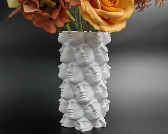 Dying Alexander Vase: Unique Floral Arrangement, 8" Tall