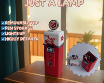 Juggernog Perk Machine Lamp: COD Zombies Desk Organizer with Hidden Pen Holder