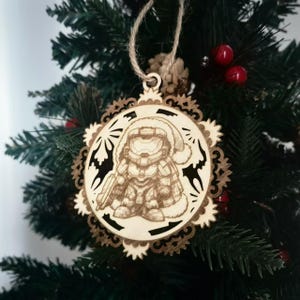 Cute Christmas Ornaments – Wooden Ornament – StarWars Characters Ornament – Perfect Christmas 2024 Decoration & Gift
