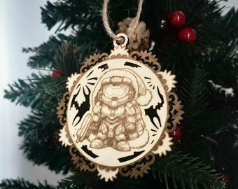 Star Wars Wooden Christmas Ornament: Engraved Holiday Decor