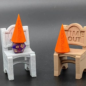 Chair of Shame Dice Jail: Tabletop RPG Gaming Prop