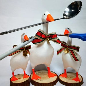 3D Printed Goose Key Holder: Magnetic Tool Holder, Home Decor