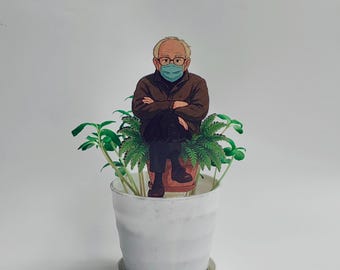 Studio Ghibli Inspired Garden Gnome Fern Stake - Limited Edition
