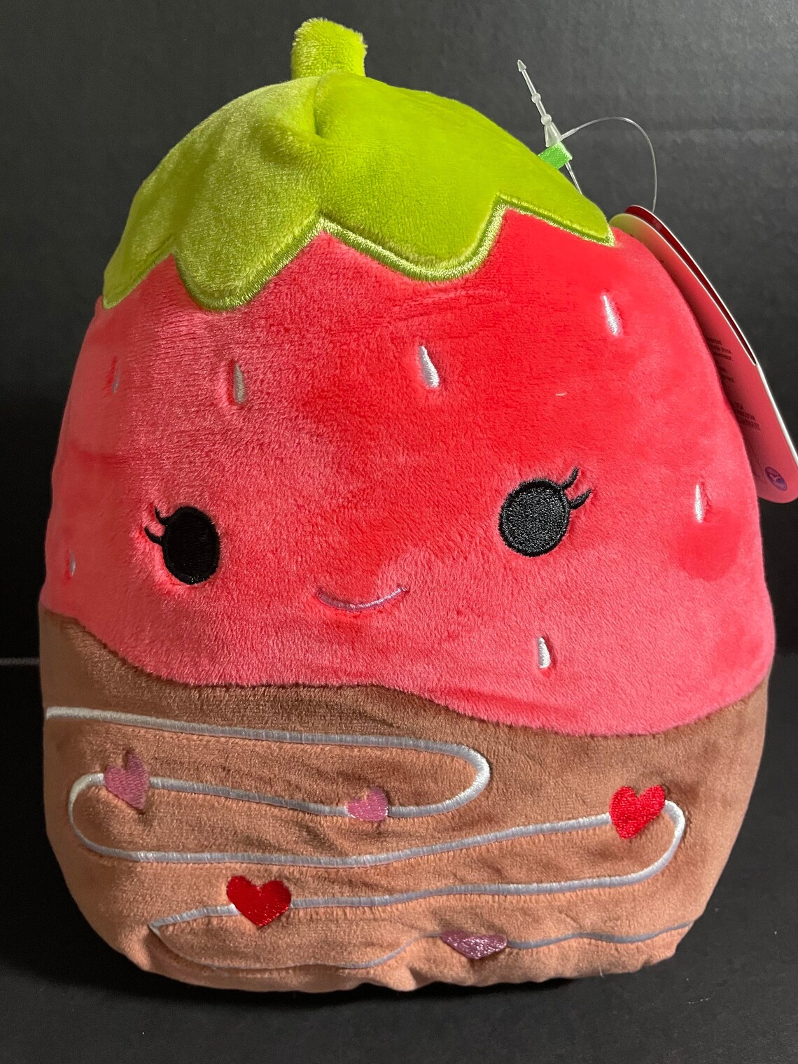 Squishmallow 16 Scarlett Chocolate Dipped Strawberry Etsy