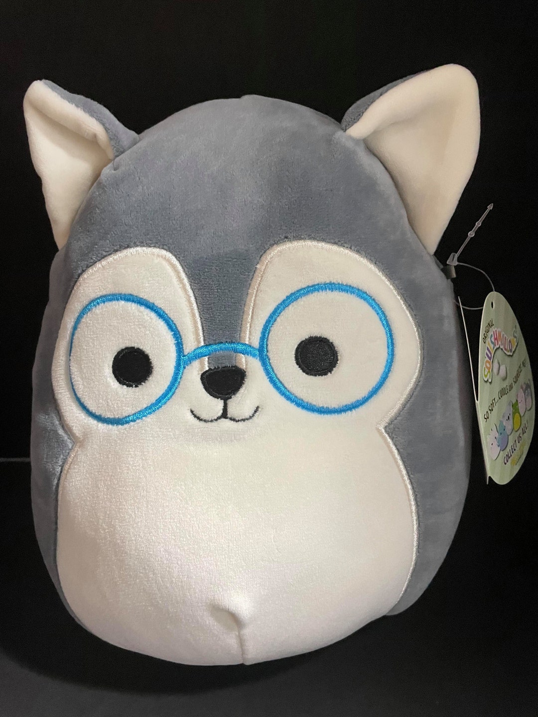 Squishmallow 8 Ryan Wearing Glasses W/custom Handmade Beaded I Love