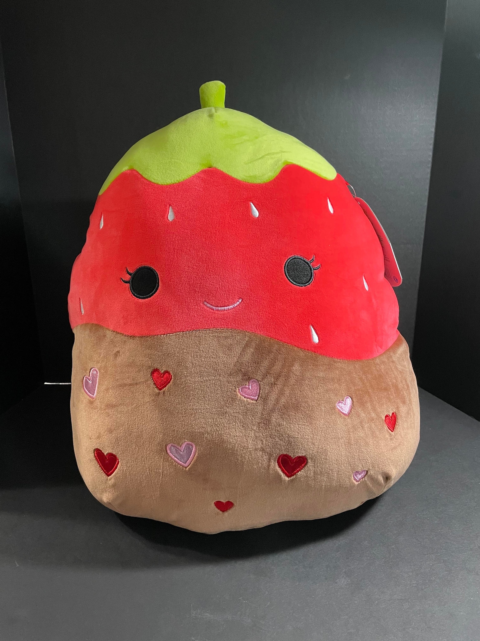 Squishmallow 16 Scarlet Chocolate Dipped Strawberry Etsy