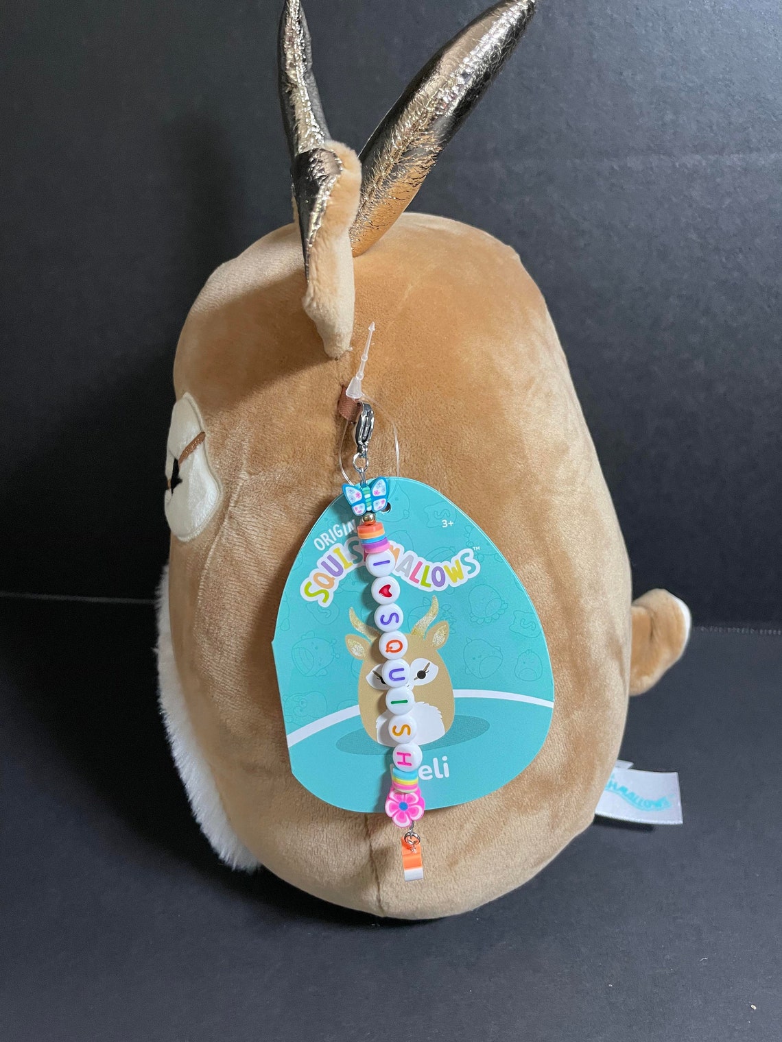 Squishmallow 8 Kieli the Gazelle W/custom Handmade Etsy UK