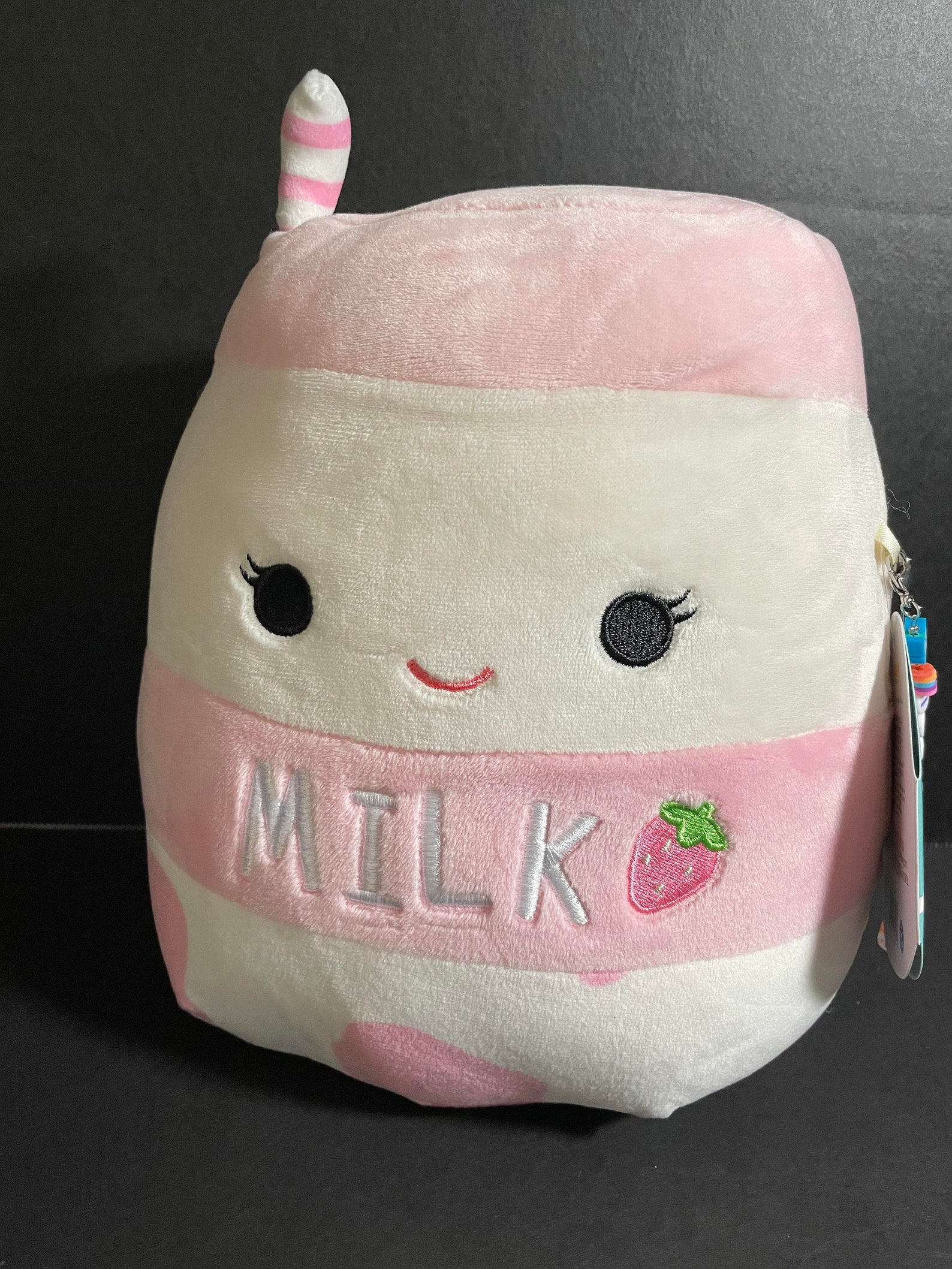 Squishmallow 8 Amelie Strawberry Milk W/custom Handmade Etsy