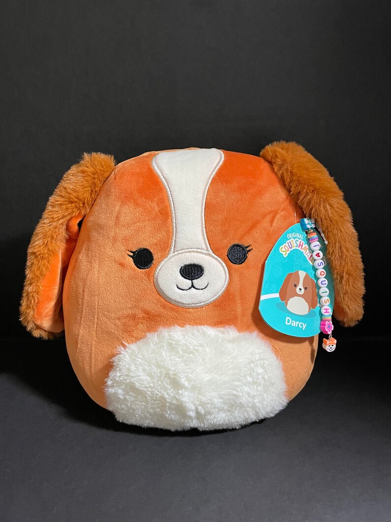 Squishmallow 10 Darcy Dog Furry Belly/ears W/custom Etsy Canada