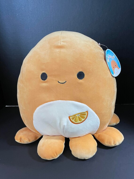 orange colored squishmallow