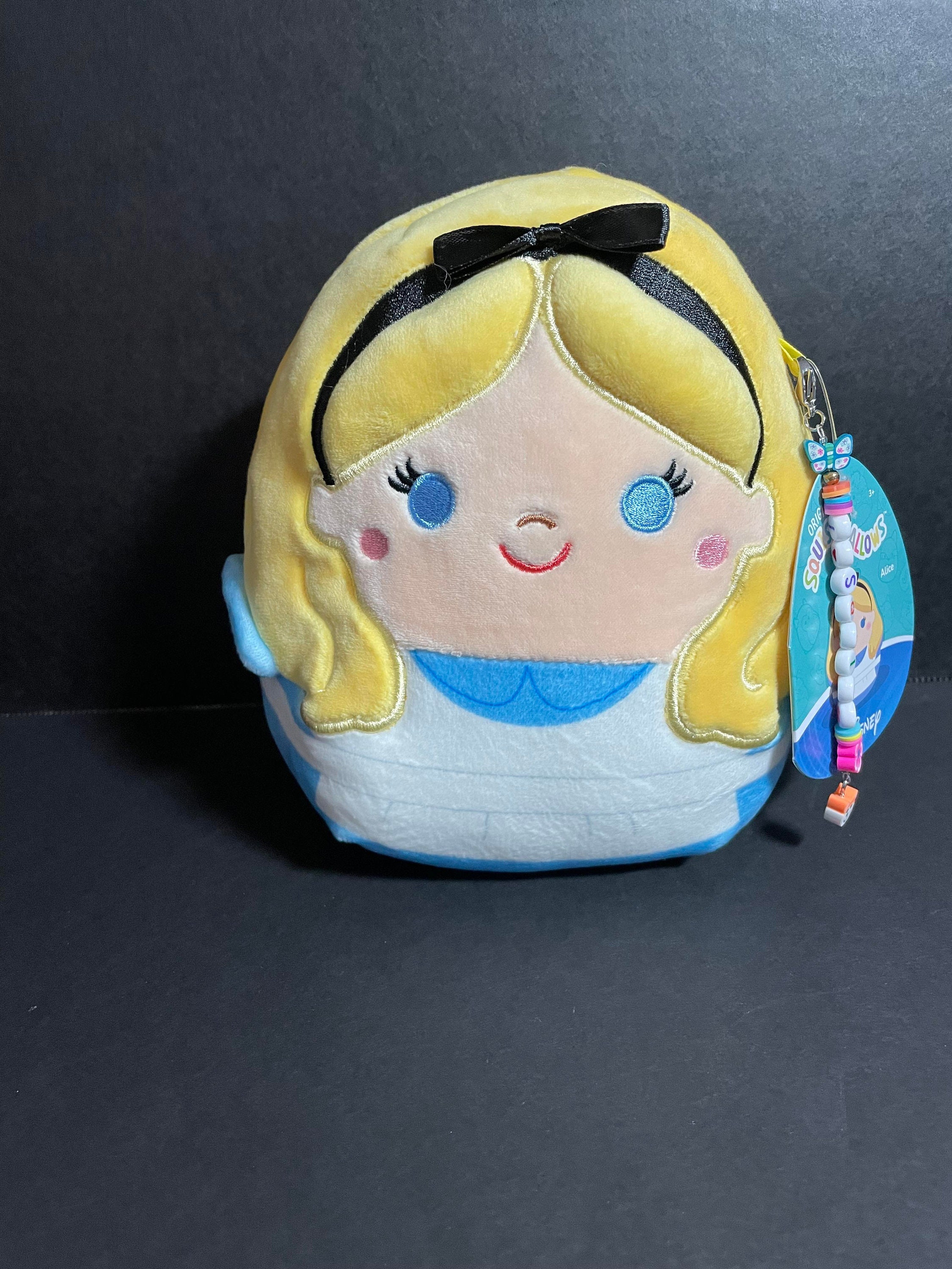  Squishmallow Disney Alice in Wonderland 6.5 in White