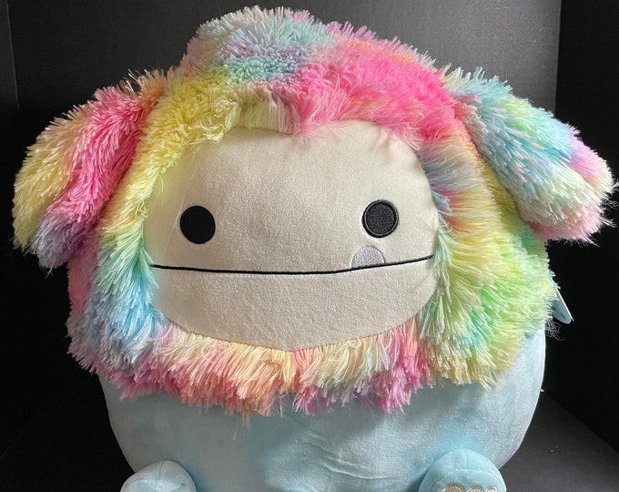 Squishmallow 16 ZOZO the Bigfoot W/custom Handmade Beaded I Love