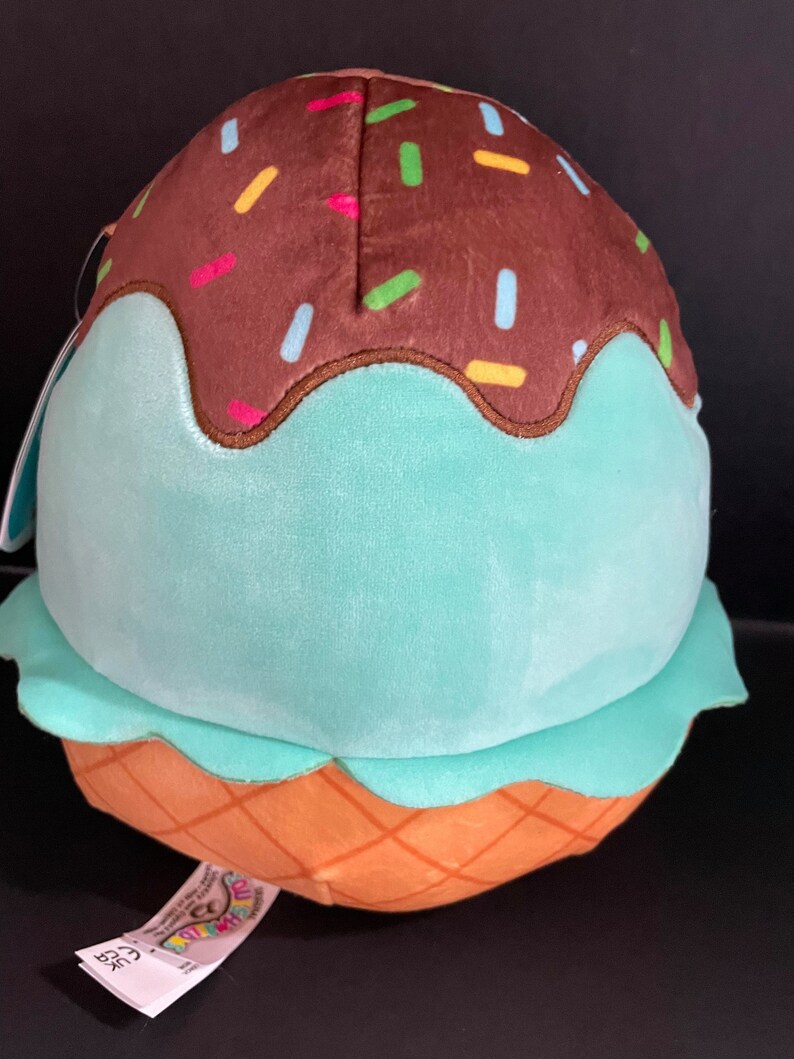 Squishmallow 8 Maya Mint Ice Cream Cone W/custom Etsy