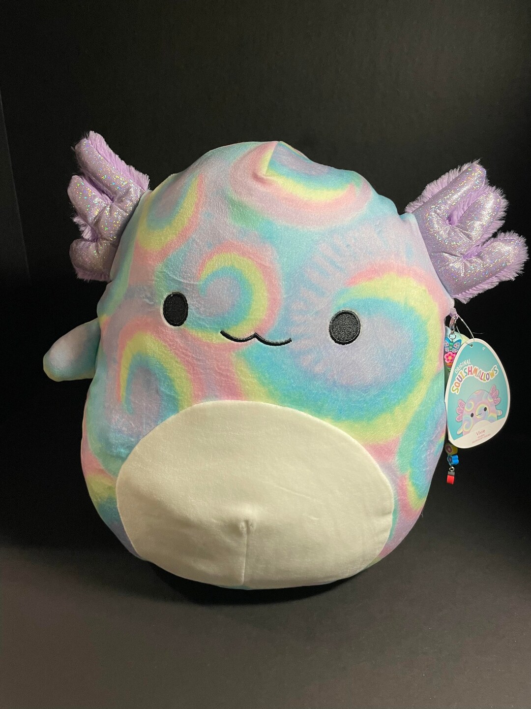 Squishmallow 12 Vivie Tiedyed Axolotl W/custom Etsy