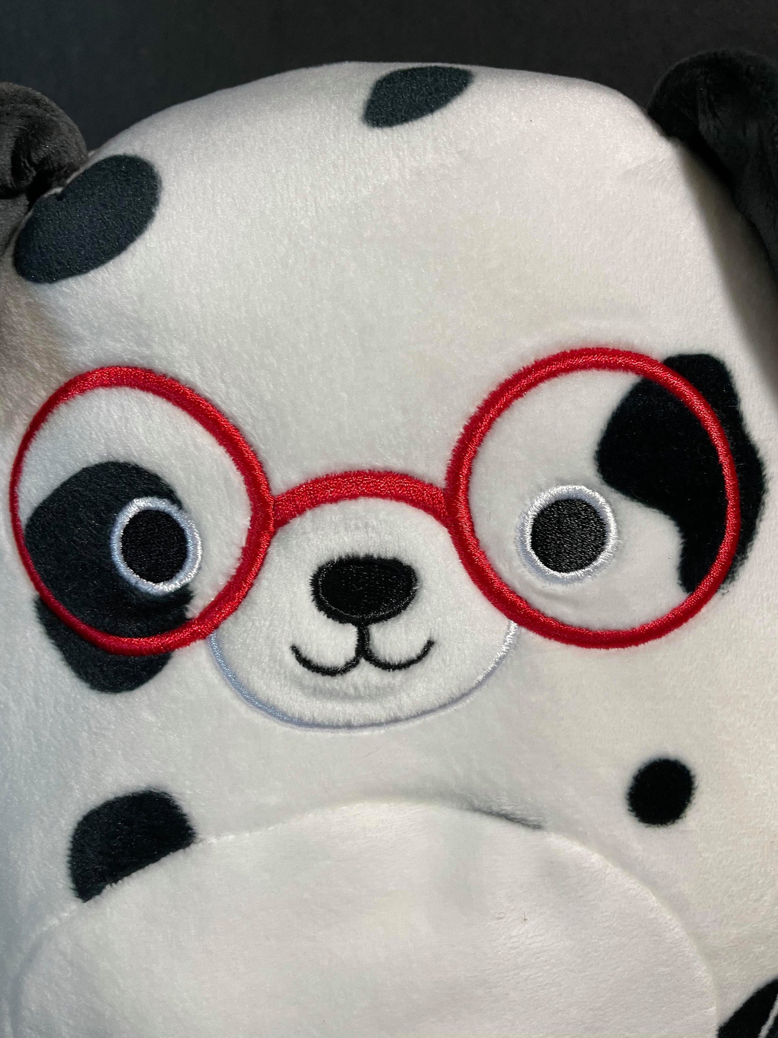 Squishmallow 8 Dustin Dalmatian W/glasses W/custom - Etsy