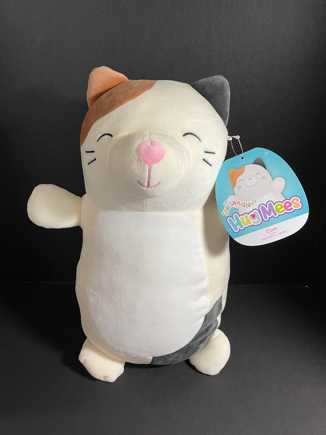 Squishmallow 14 Cam Calico Cat Hugmee W/custom Handmade Beaded I Love