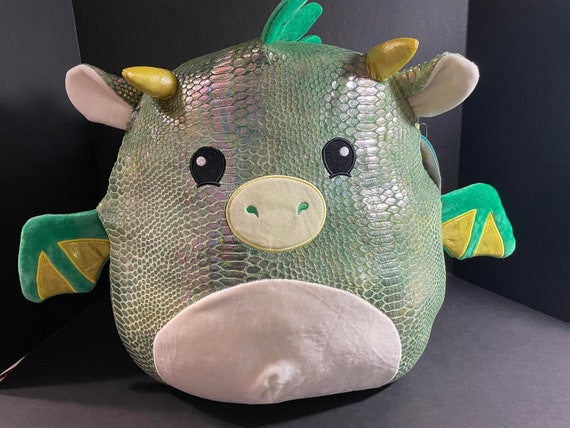 Squishmallow 16 Marty Metallic Dragon W/custom Hand-made Beaded I