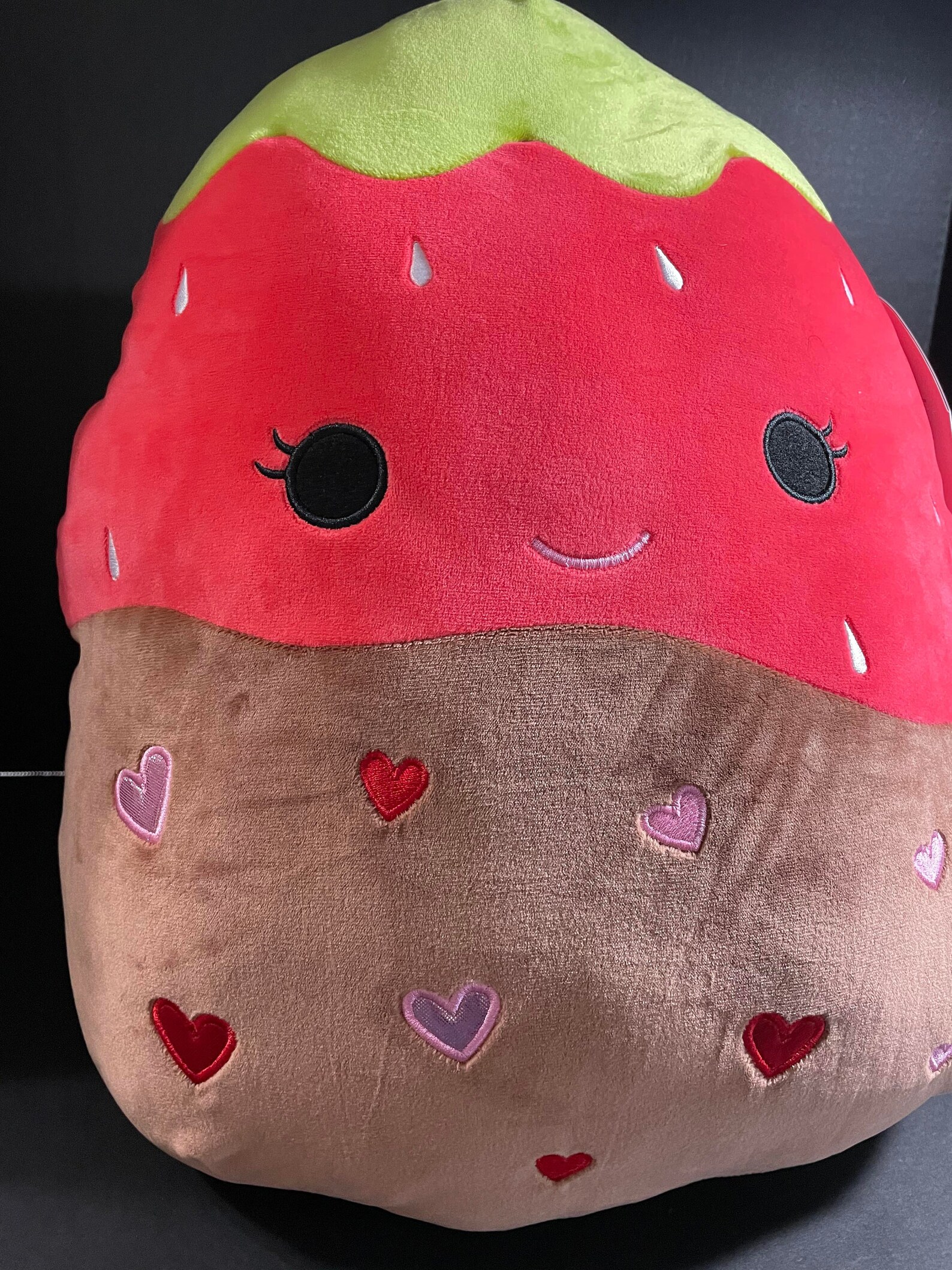 Squishmallow 16 Scarlet Chocolate Dipped Strawberry Etsy