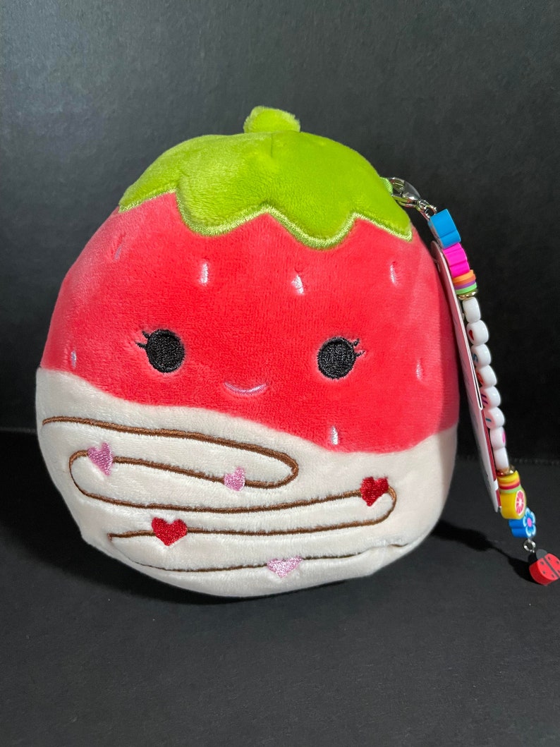 Squishmallow 5 Scarlet Chocolate Dipped Strawberry With Etsy