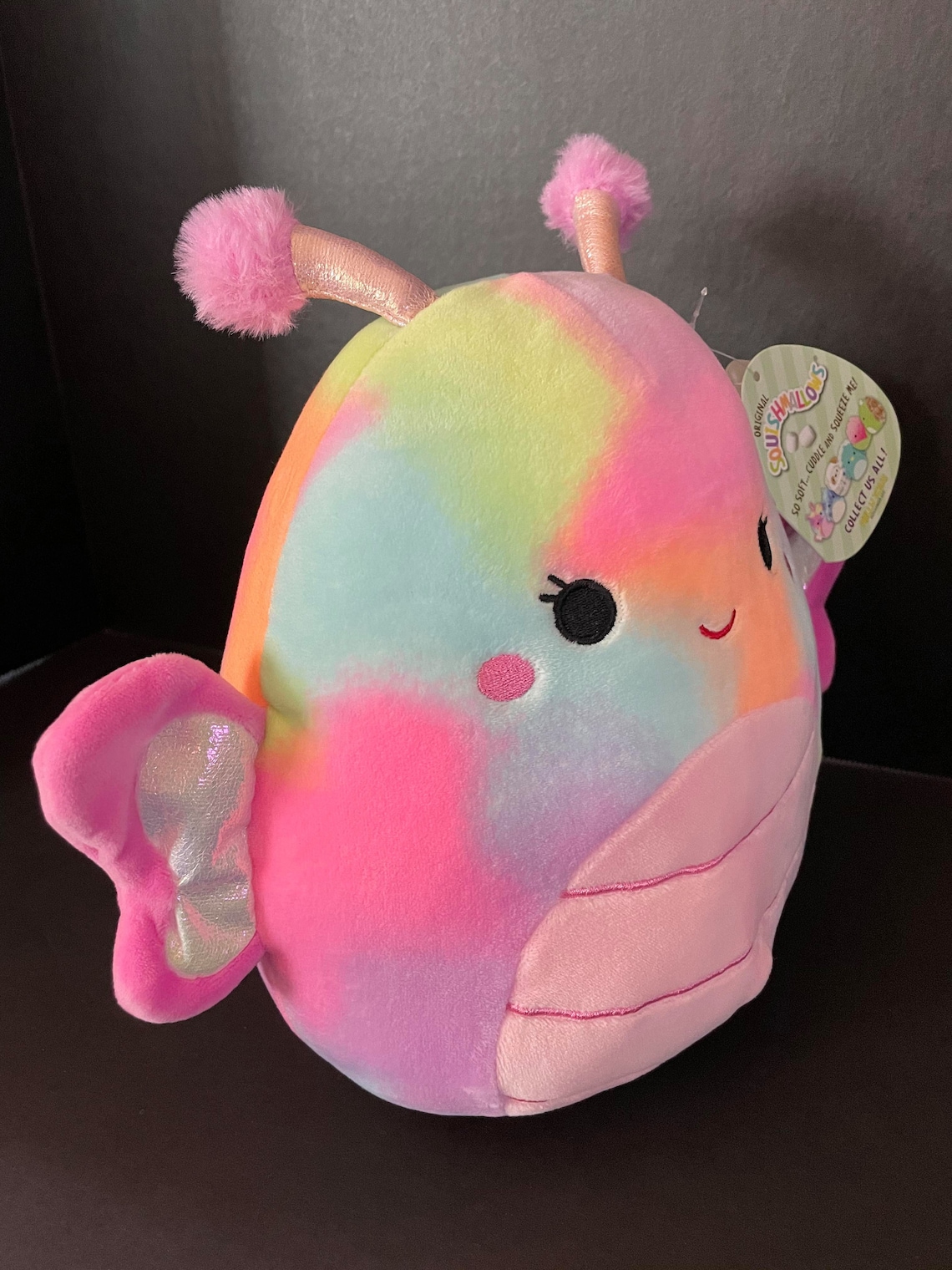 Squishmallow 8 Iris Butterfly W/custom Handmade Beaded Etsy