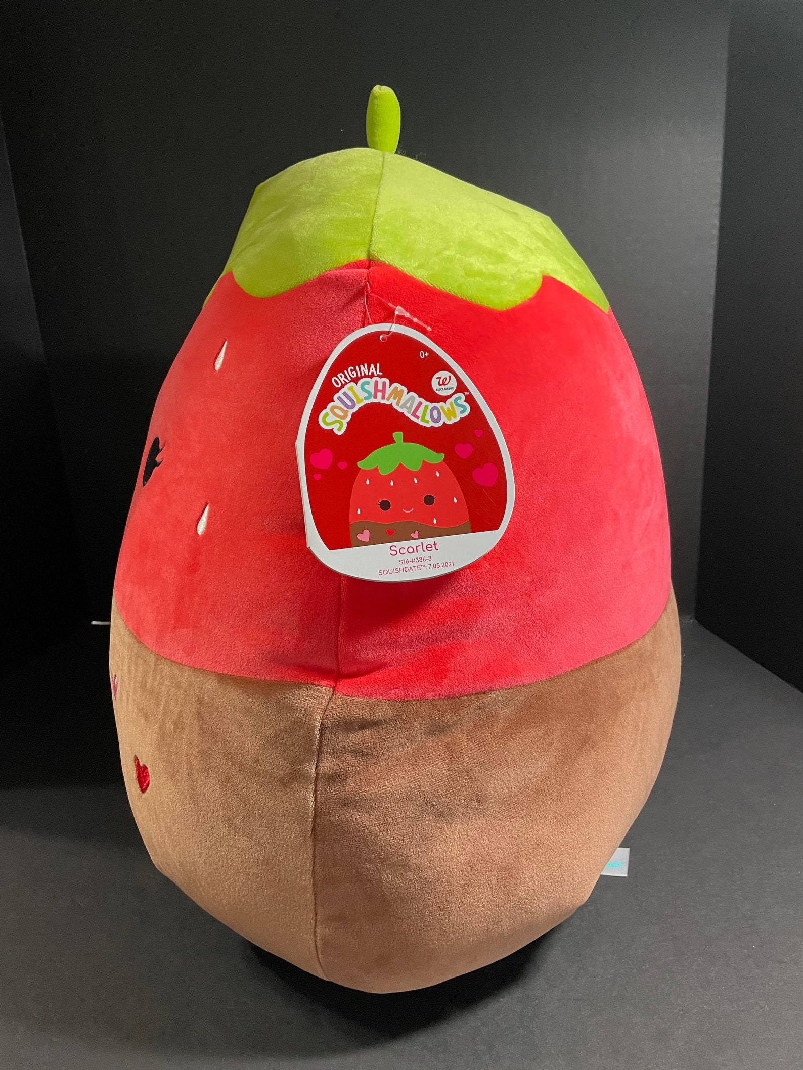 Squishmallow 16 Scarlet Chocolate Dipped Strawberry Etsy