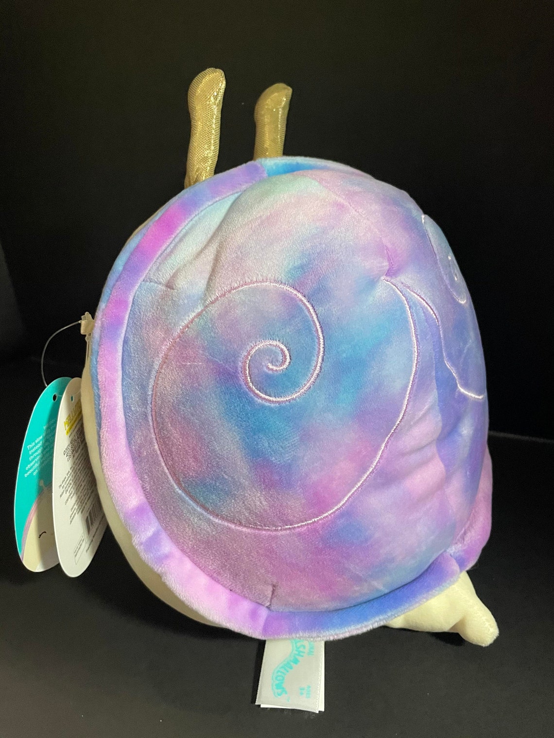 Squishmallow 8 Elysa Snail W/custom Handmade Beaded I Etsy