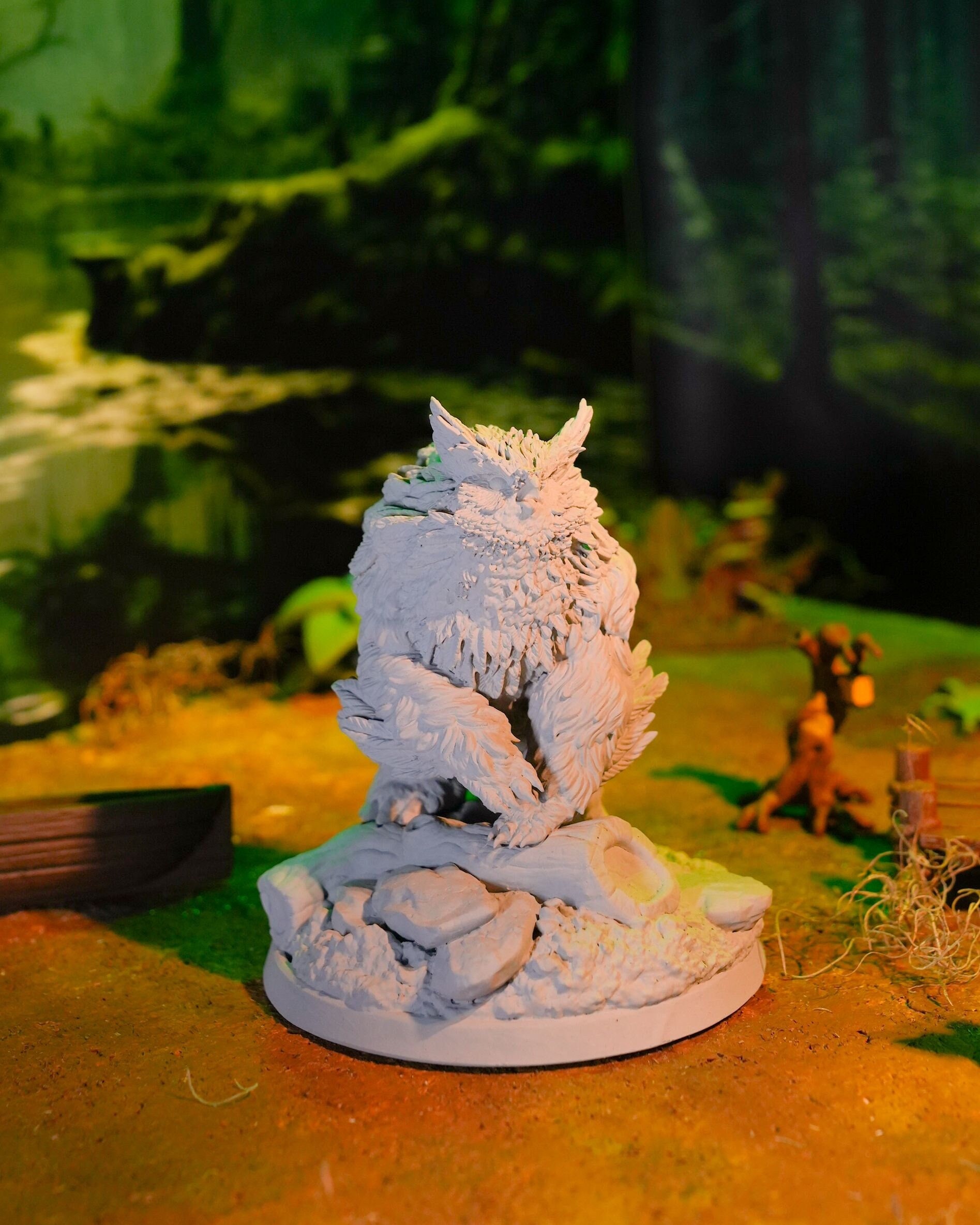 Owlbear Miniature for Dnd Owlbear Figure Miniature Dnd Figure for ...