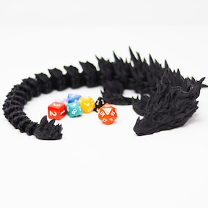 Articulated Elder Dragon: 3D Printed Flexi Fidget Toy (19 inch)