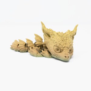 Articulated Desert Dragon Baby: 3D Printed Flexi Fidget