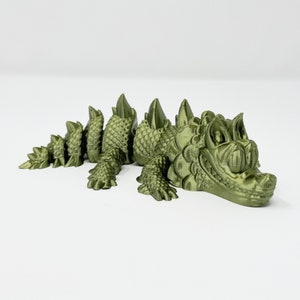 Articulated Baby Dragon Chinese-Inspired | 3D Printed Dragon Articulated Fidget | Flexi Dragon