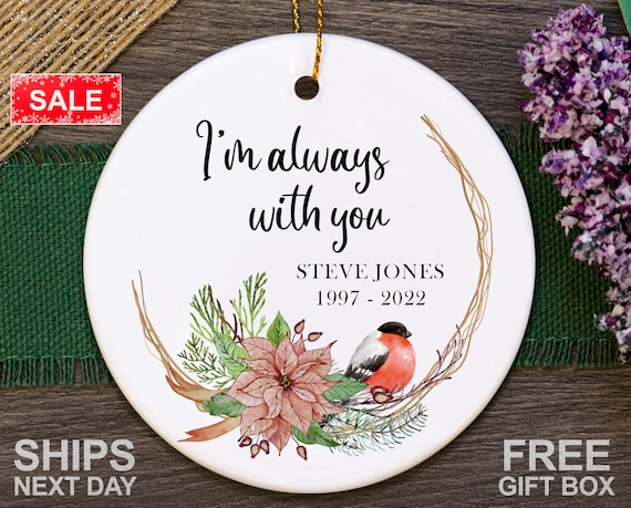 Memorial Ornament Remembrance Christmas Ornament Sympathy - Etsy