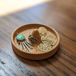 Hardwood Wedding Ring and Jewelry Dish