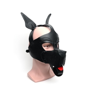Playful Pup Hood All Black