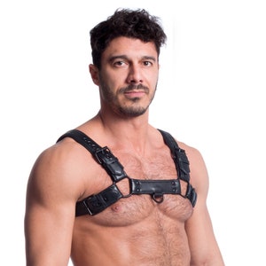 Vegan Bulldog Harness All Black