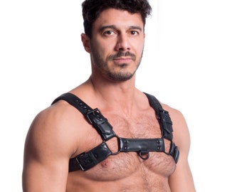 Bulldogge Harness Schwarz