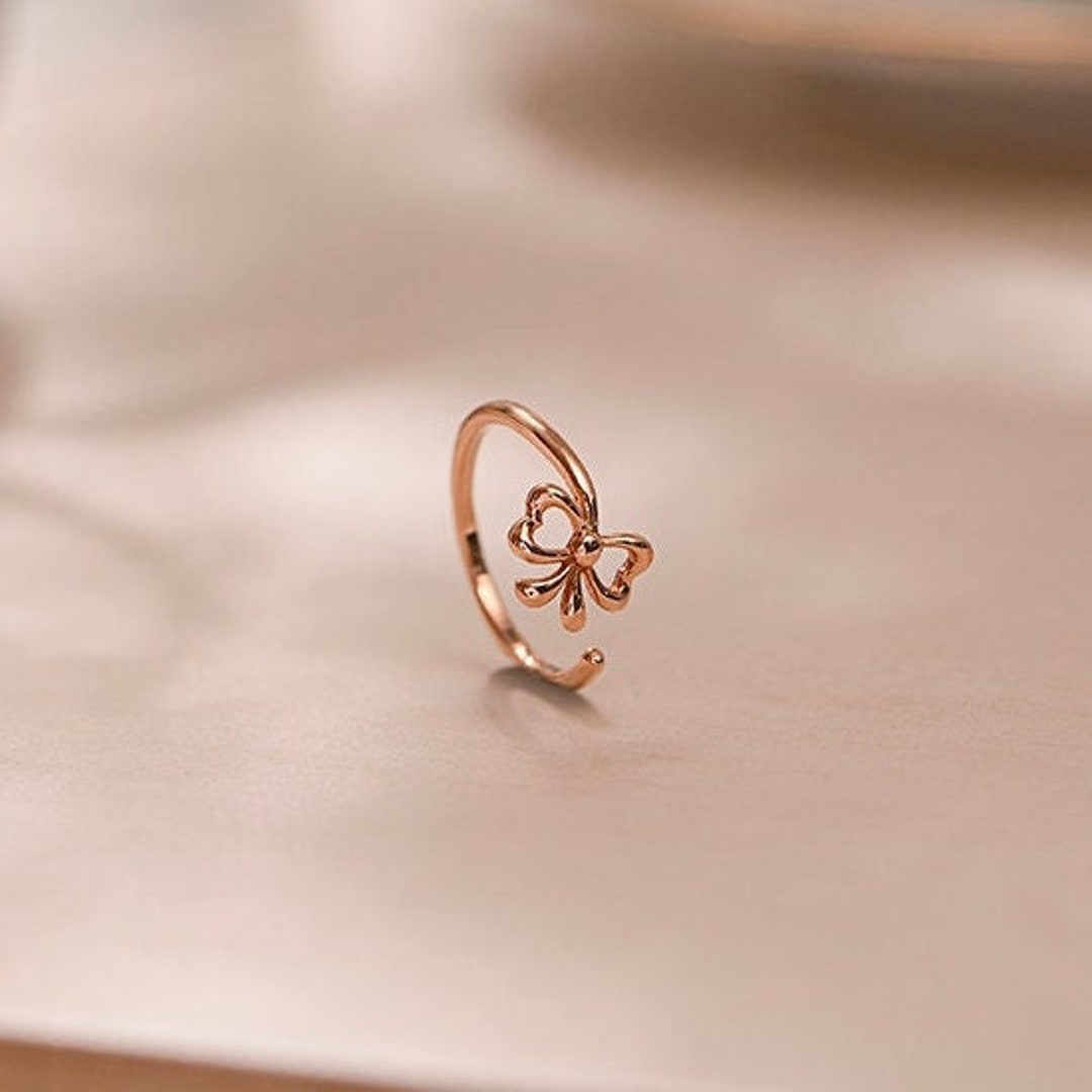 Sparkle Allure Crystal 14k Rose Gold Over Brass Butterfly Cocktail Ring -  JCPenney