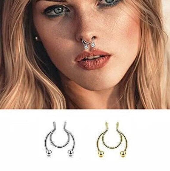 Iced out septum ring sale