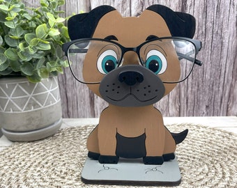 Adorable Puppy Eyeglass Holder,Keep your Glasses safe with this Functional Eyewear Display,Perfect Home Decor or Gift for Dog Lovers