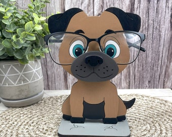 Adorable Puppy Eyeglass Holder,Keep your Glasses safe with this Functional Eyewear Display,Perfect Home Decor or Gift for Dog Lovers