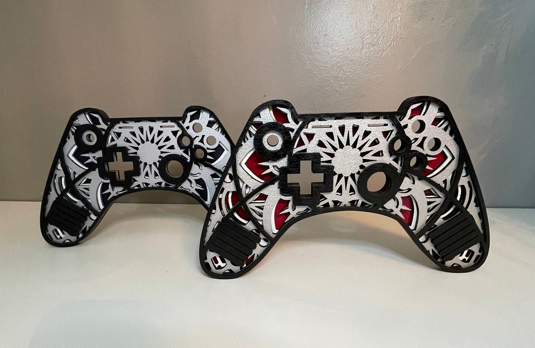 3D Wood Video Game Remote 3D Wood Artwork Game Room Decor Etsy