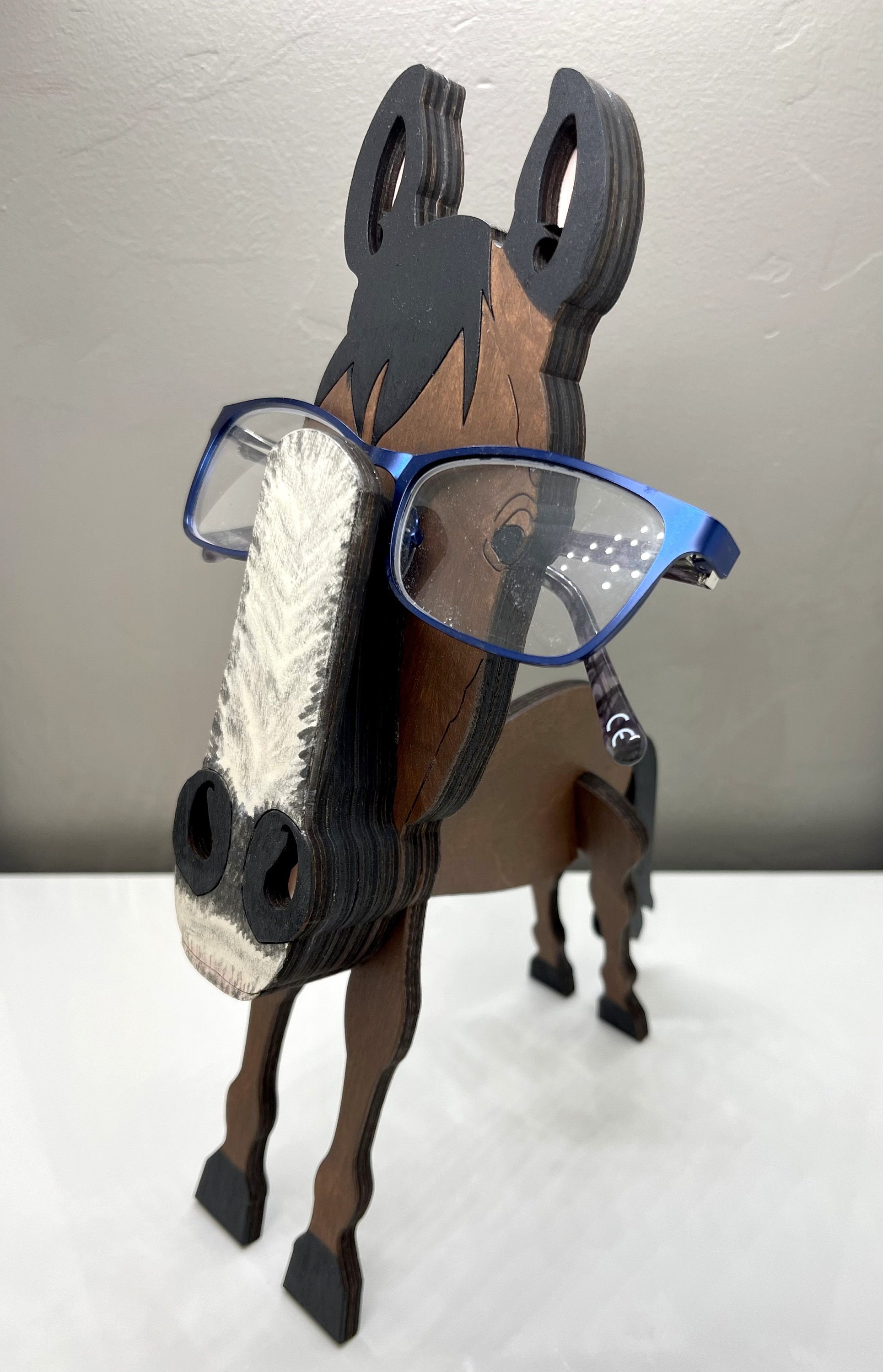 Hand Painted Horse Eyeglass Holder Horse Decor Western Etsy